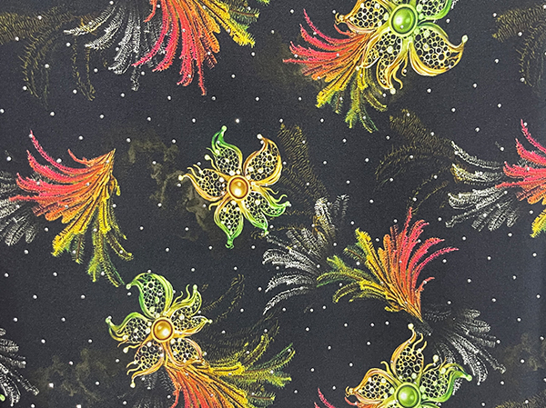 Stone diamond/ outline gold 、silver foil